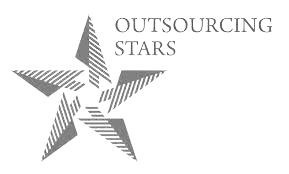 Outsourcing stars badge