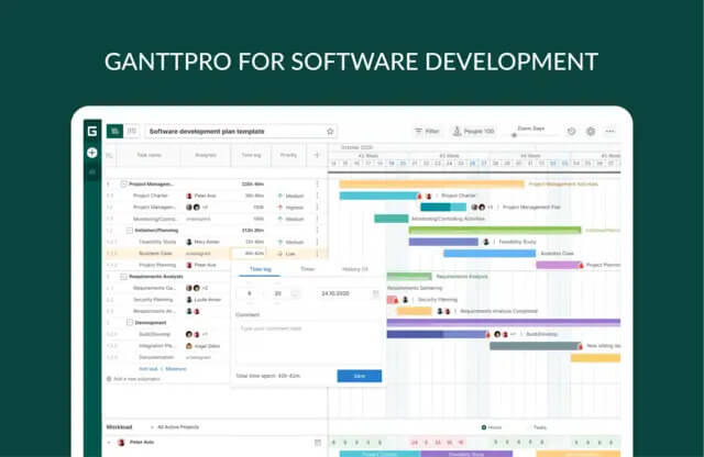 Ganttpro for software development