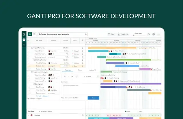 GanttPRO for software development
