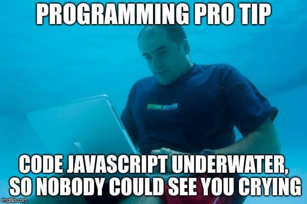 Meme about Javascript