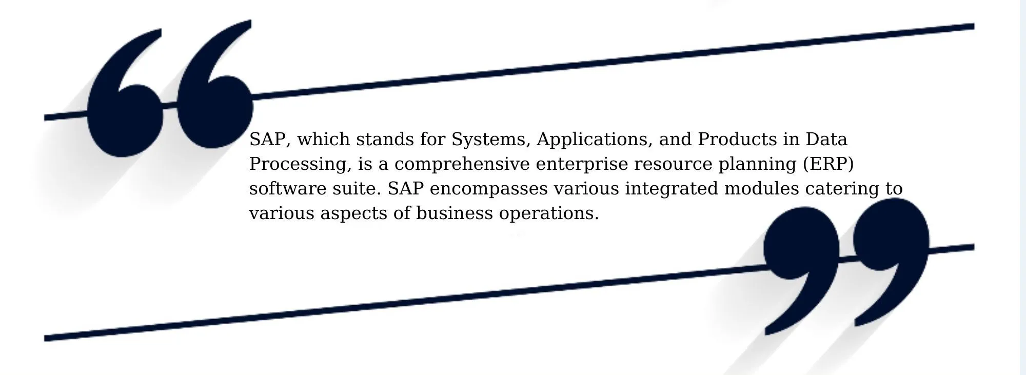 SAP definition