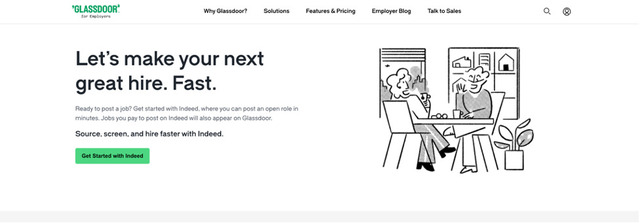 Glassdoor website screenshot