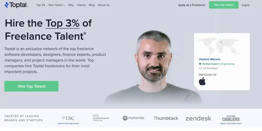 TopTal Website