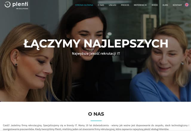 Plenti.pl website screenshot