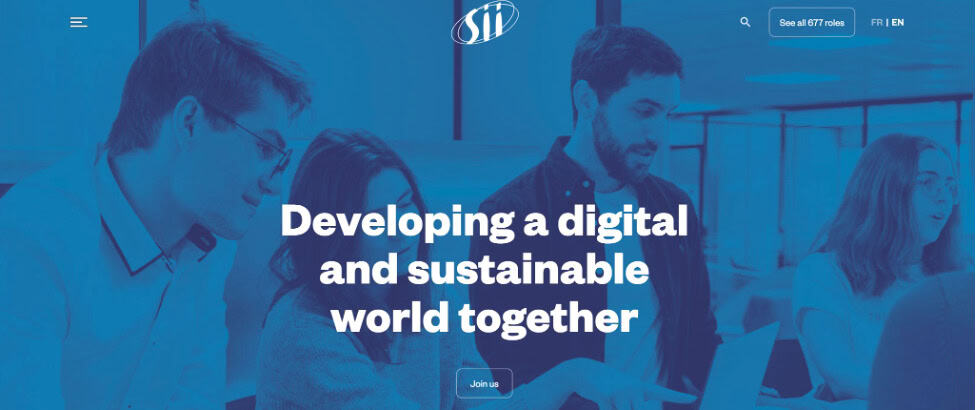 SII Group website screenshot