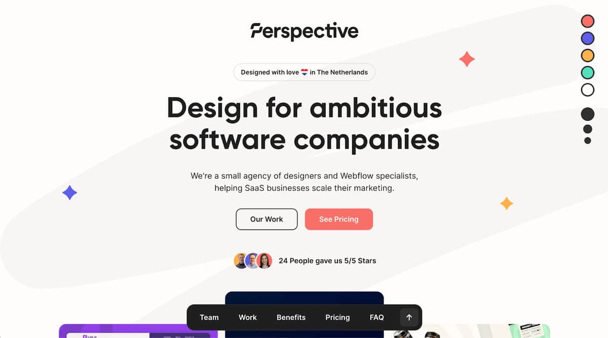 Perspective main page