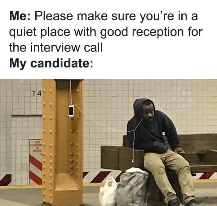 Candidate during phone call meme
