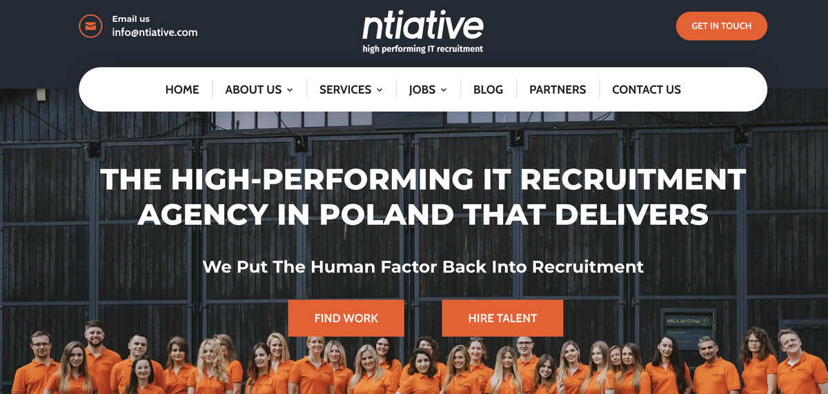 Ntiative website screenshot