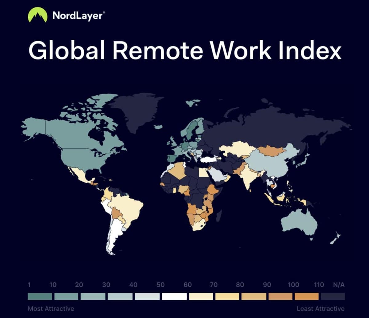 Global remote map