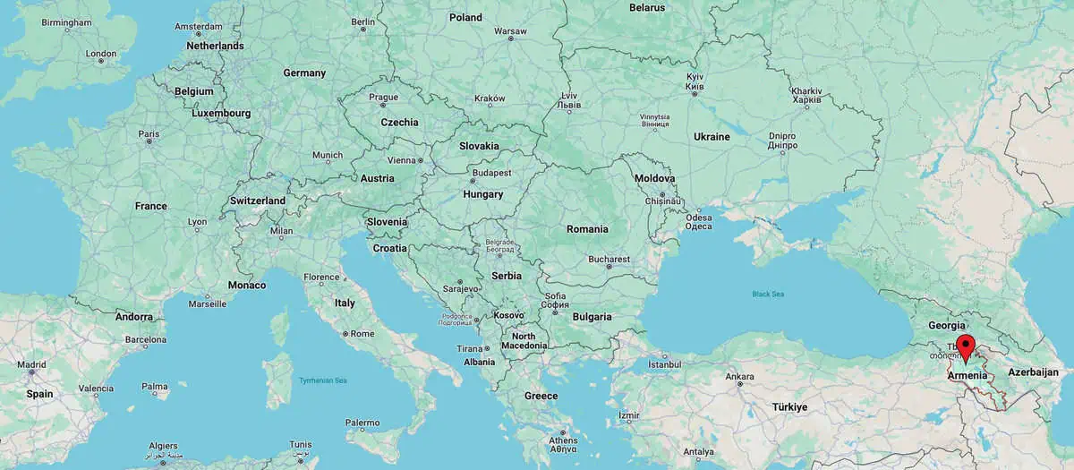 Armenia map