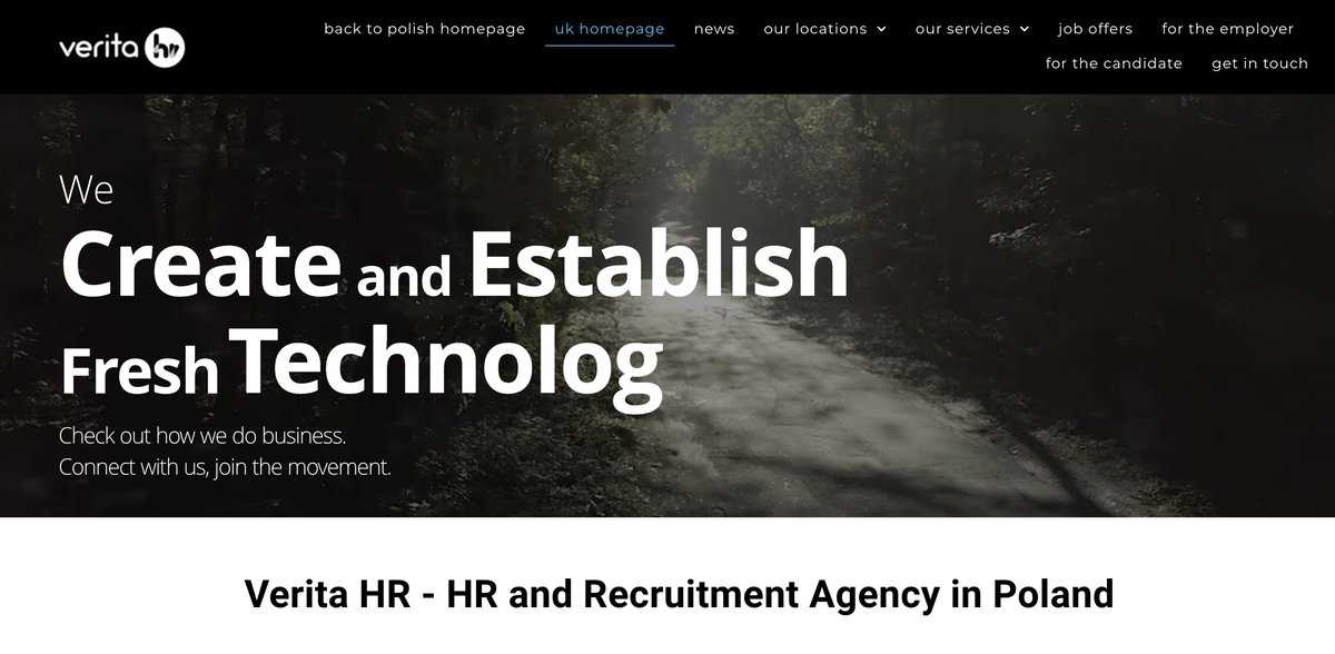 VeritaHR website screenshot