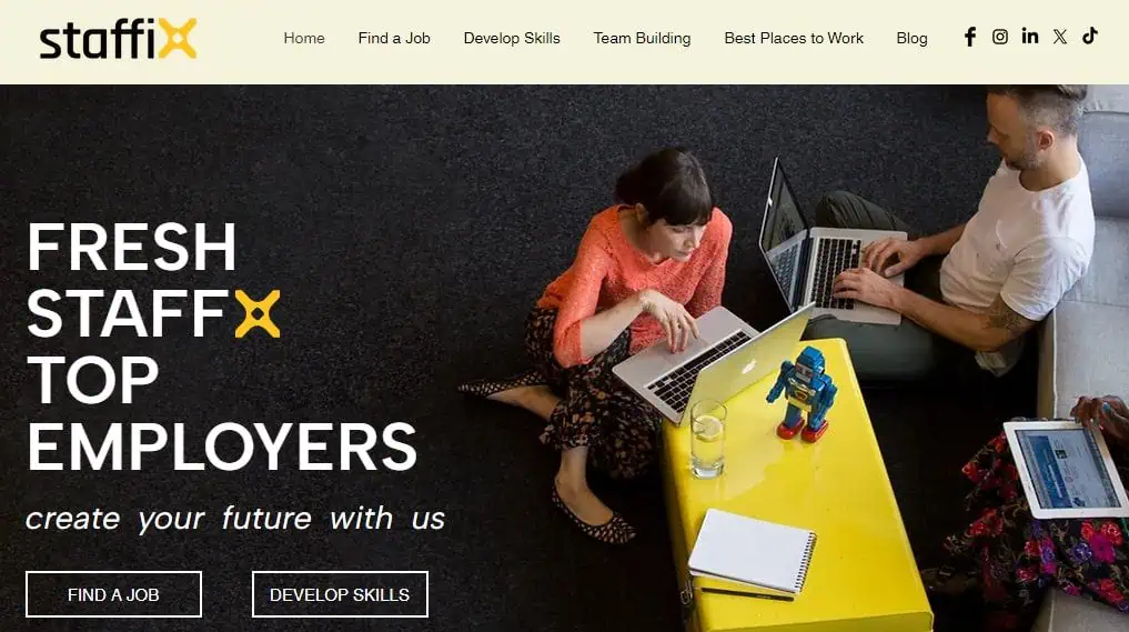 StaffiX website