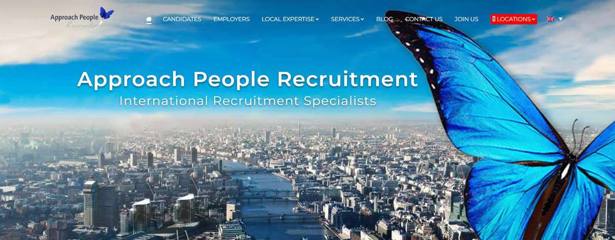 Approach People Recruitment website screenshot