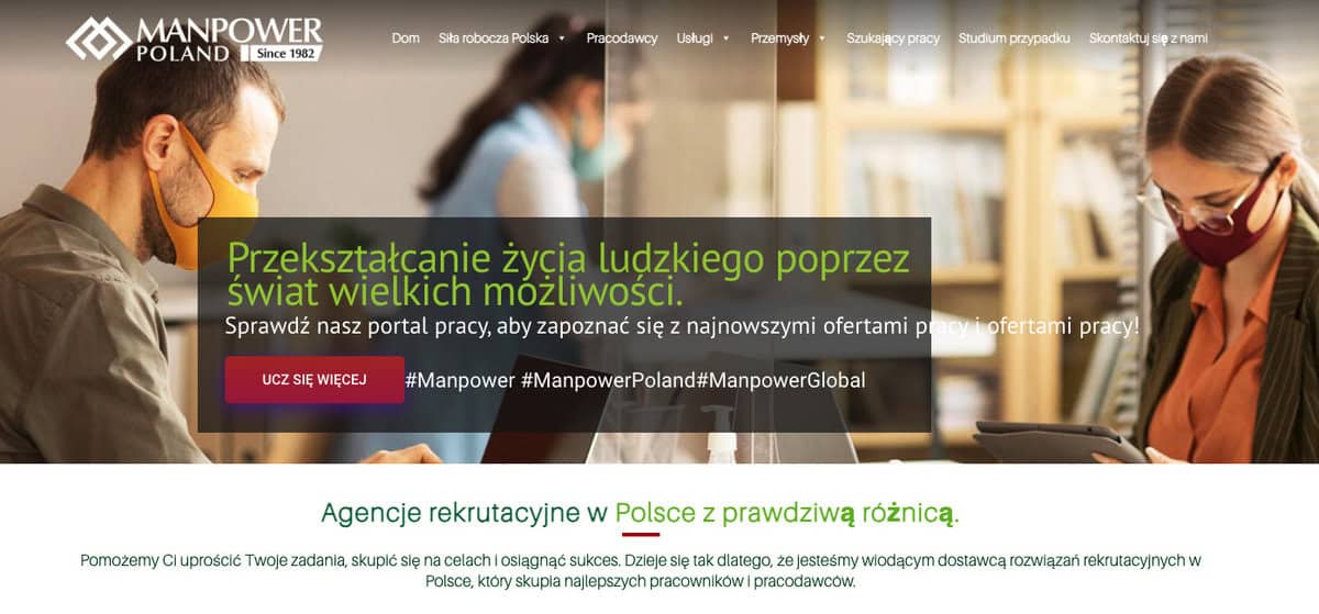 Manpower website