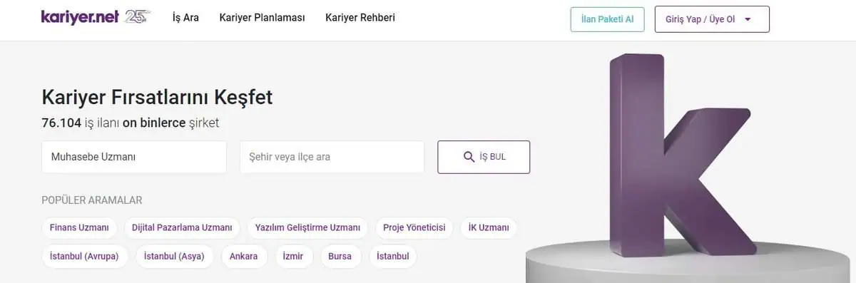 Kariyer website