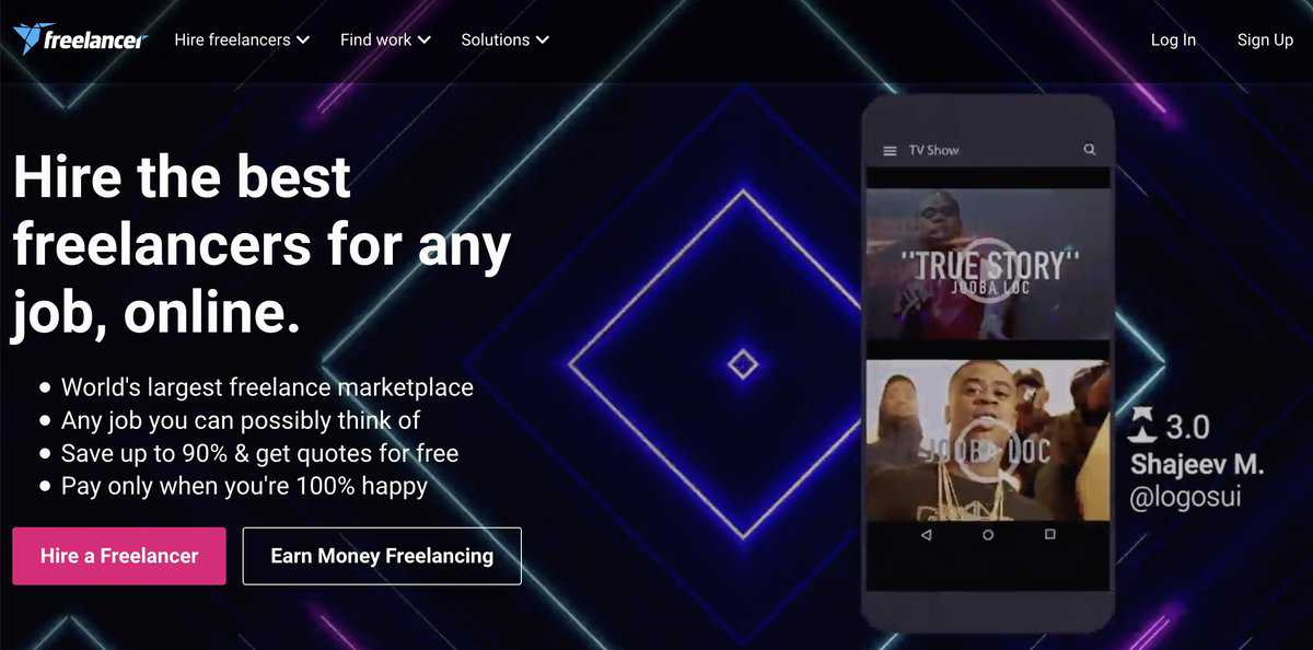 Freelancer website