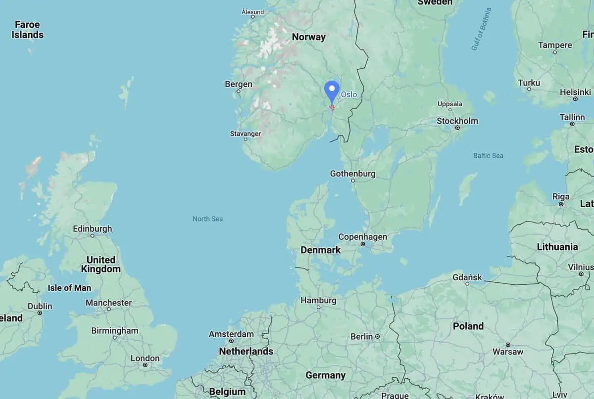 Map of Oslo