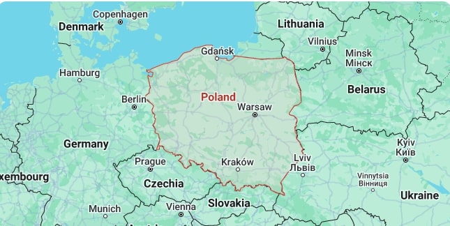 Poland map