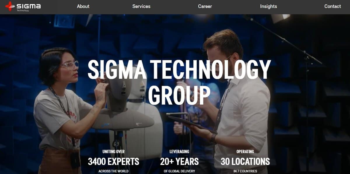 Sigma Technology Group website