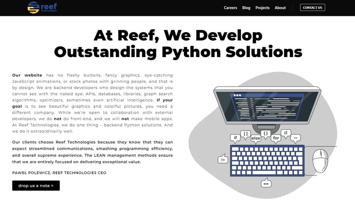 Reef Technologies website