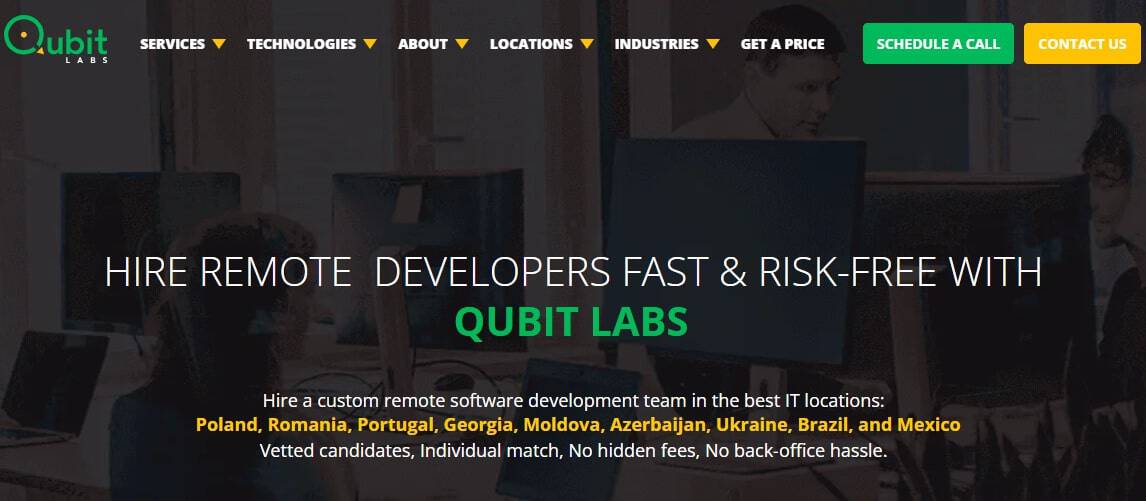 Qubit Labs screen