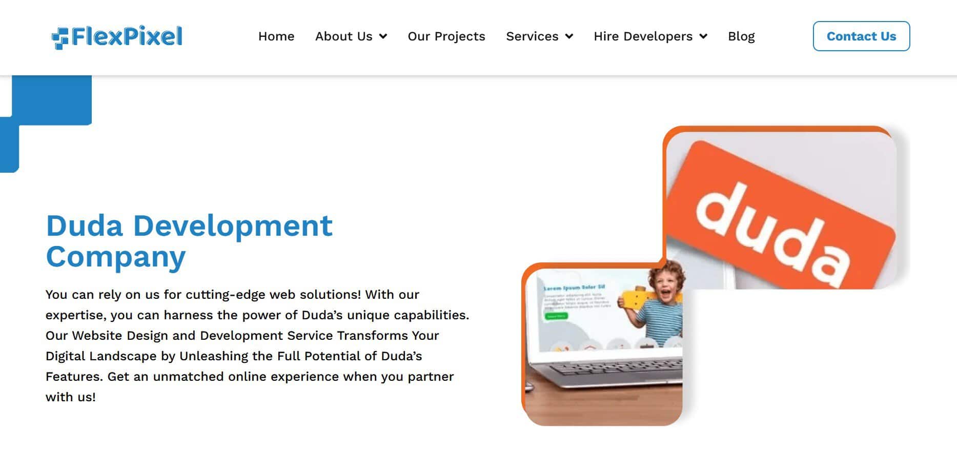 DeviQA website screenshot