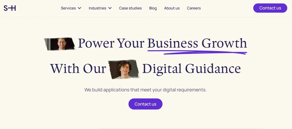 Startup House website screenshot