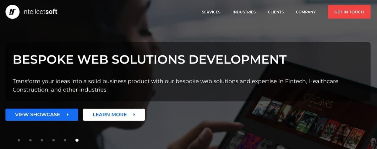 Intellectsoft website