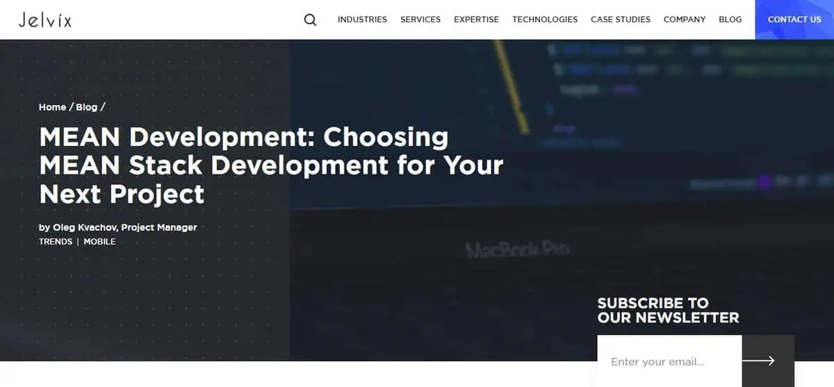 Jelvix Webpage