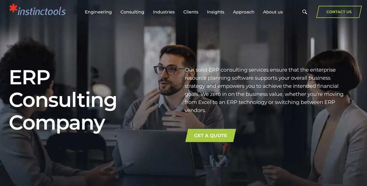 Instinctools webpage