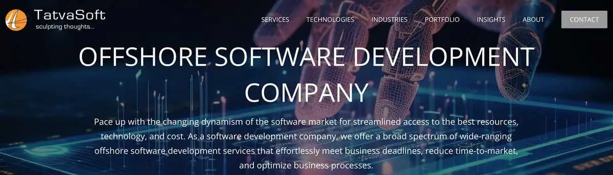 TatvaSoft webpage