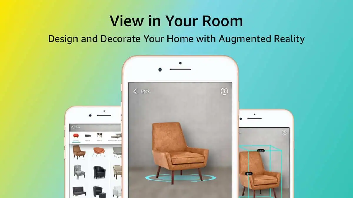 Amazon’s AR “View In Your Room” feature