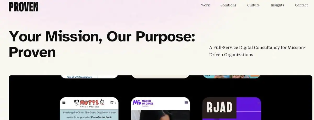 Proven website