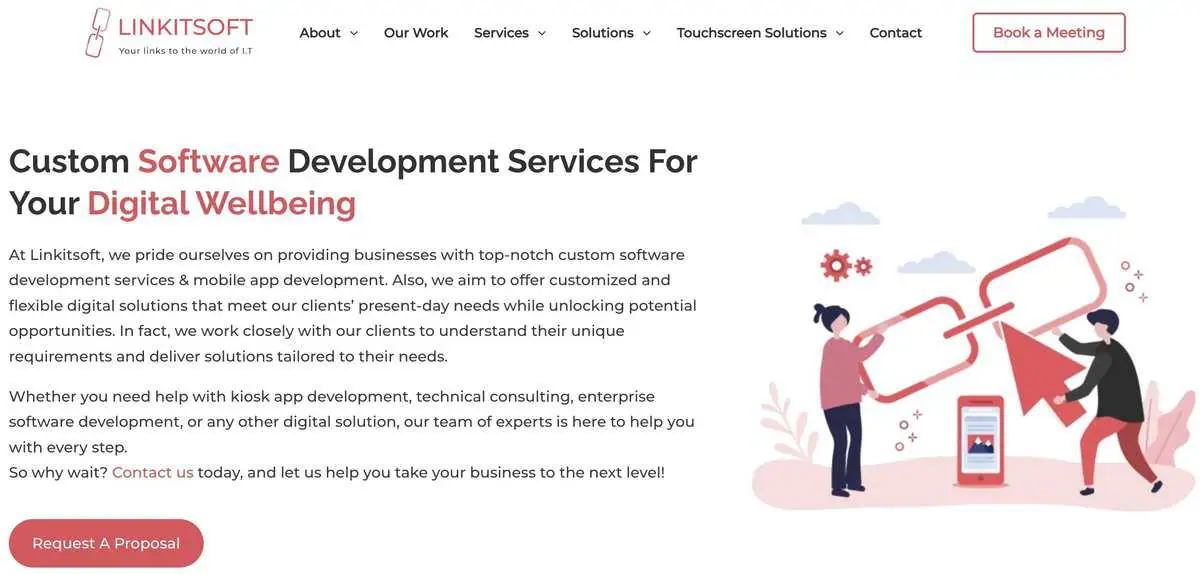Linkitsoft Webpage