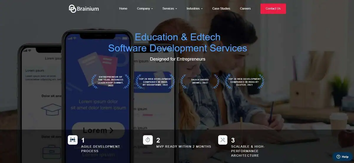 Brainium webpage