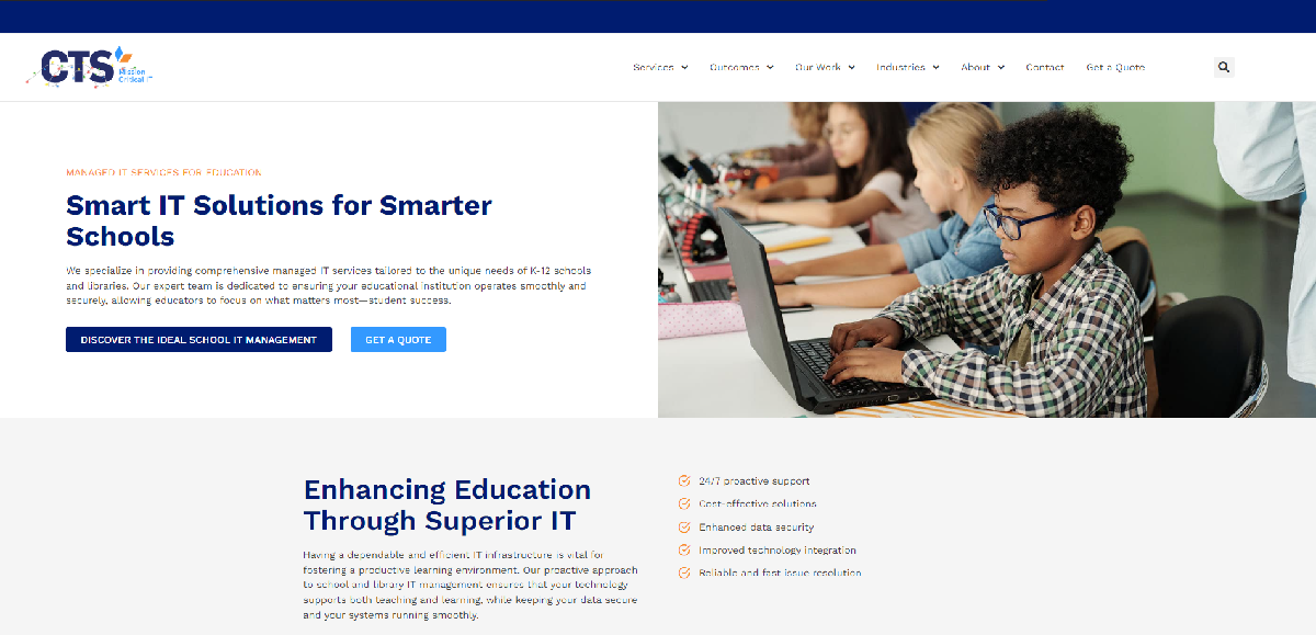 CTS webpage