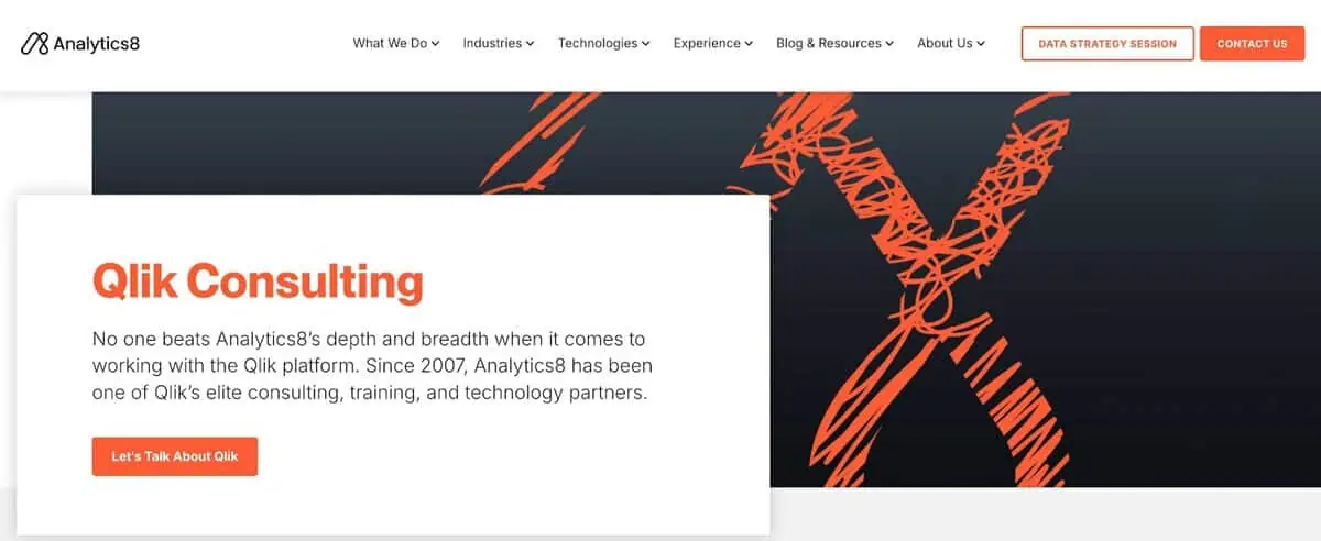 Analytics8 website