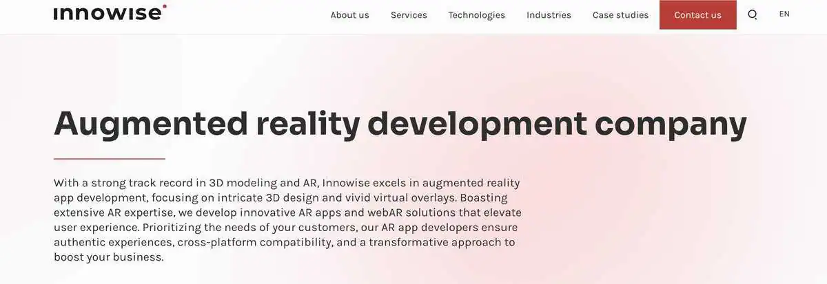 Innowise webpage