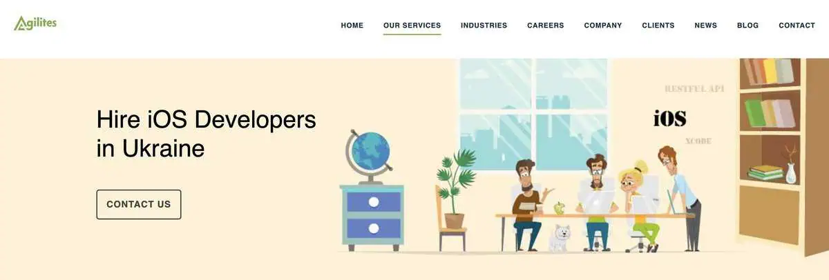 Agilites webpage