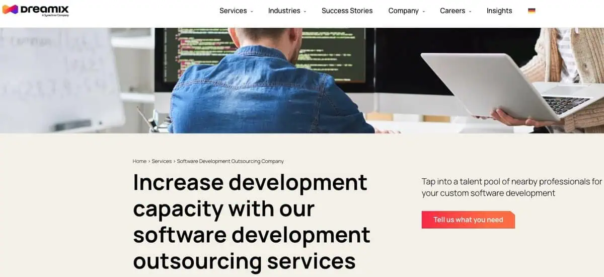 Dreamix website