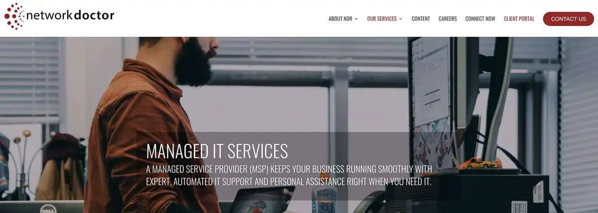 Network webpage