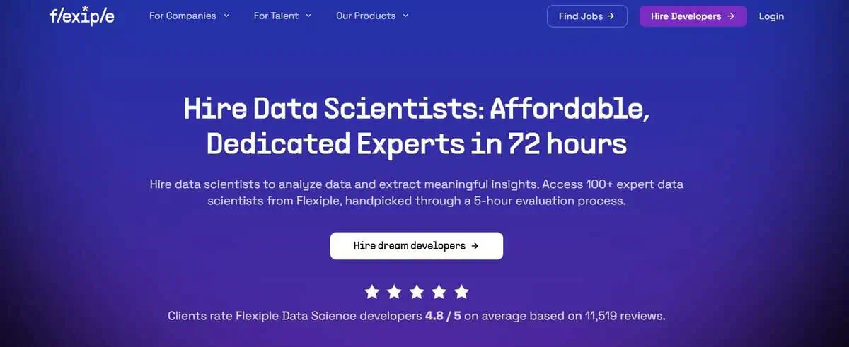 Flexiple website