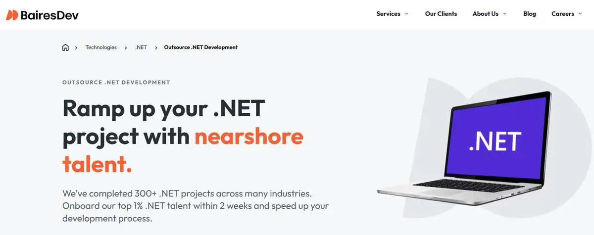 BairesDev Webpage