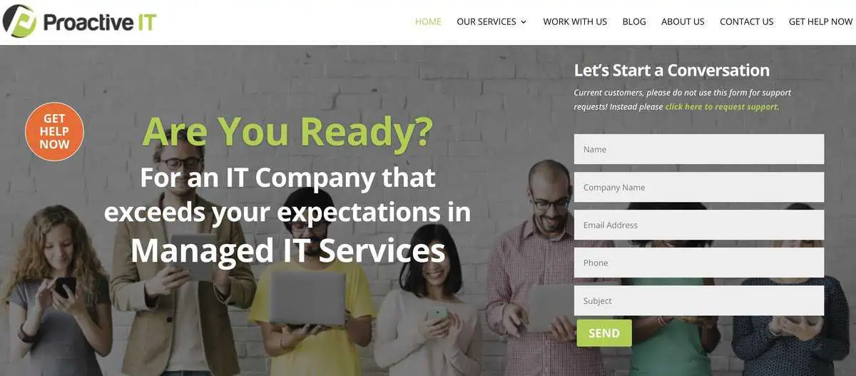ProactiveiT Webpage
