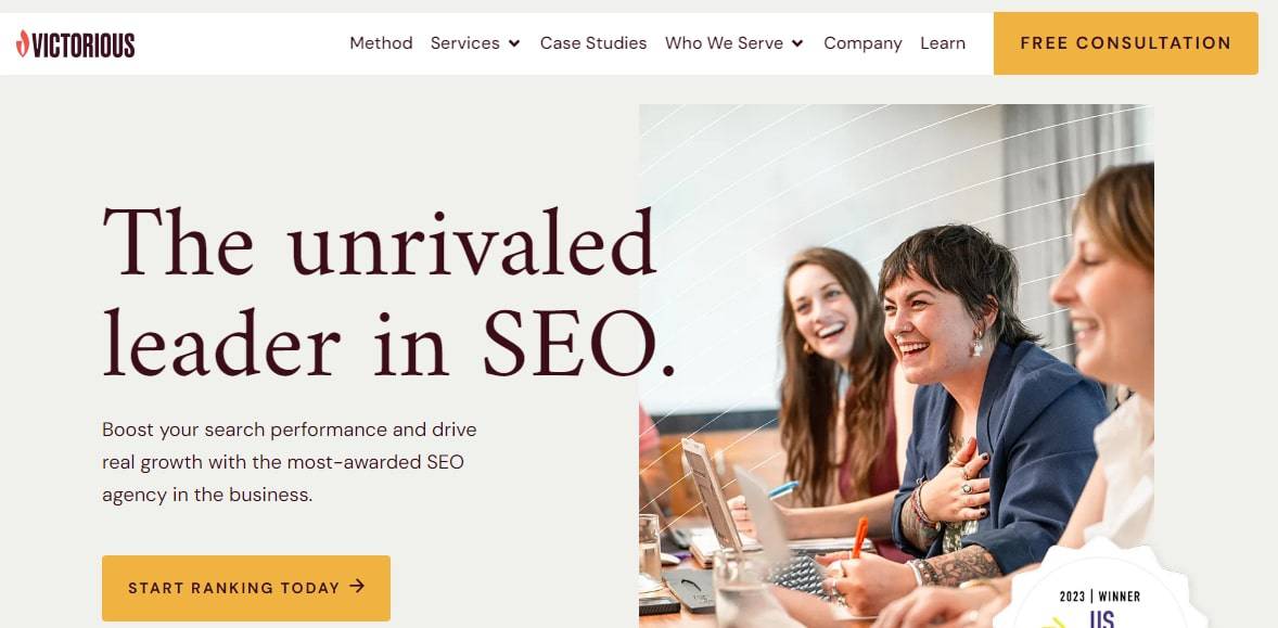 Victorious Webpage testimonial