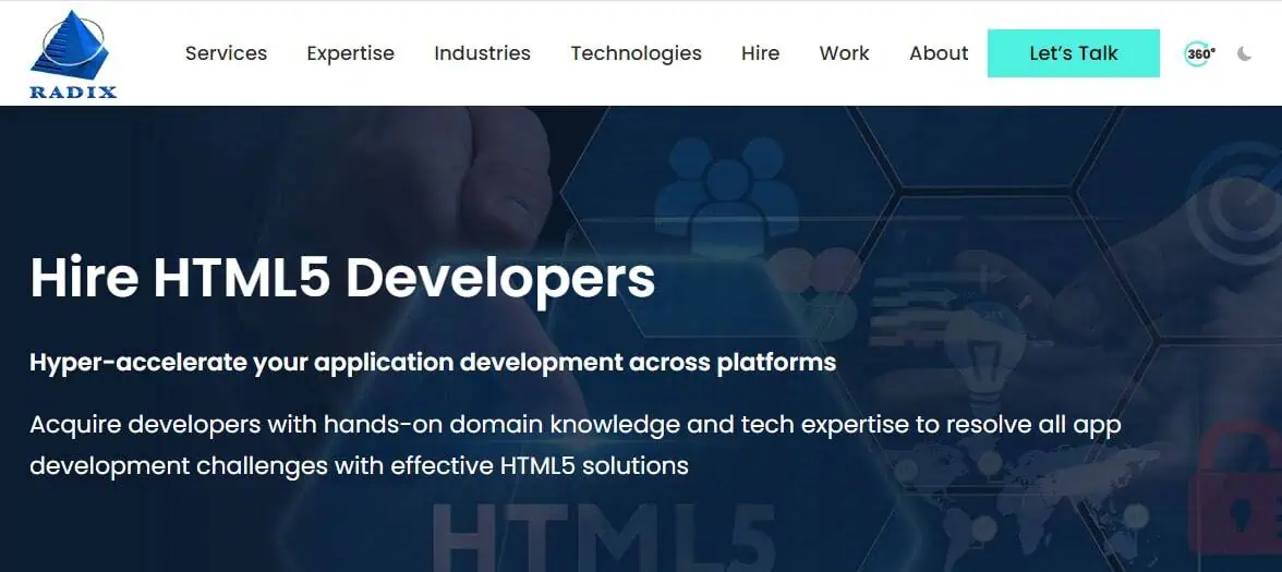 Radix website