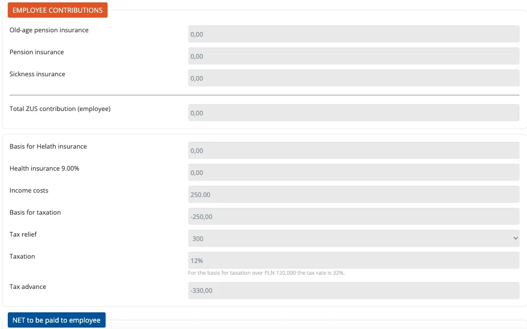 Accace calculator
