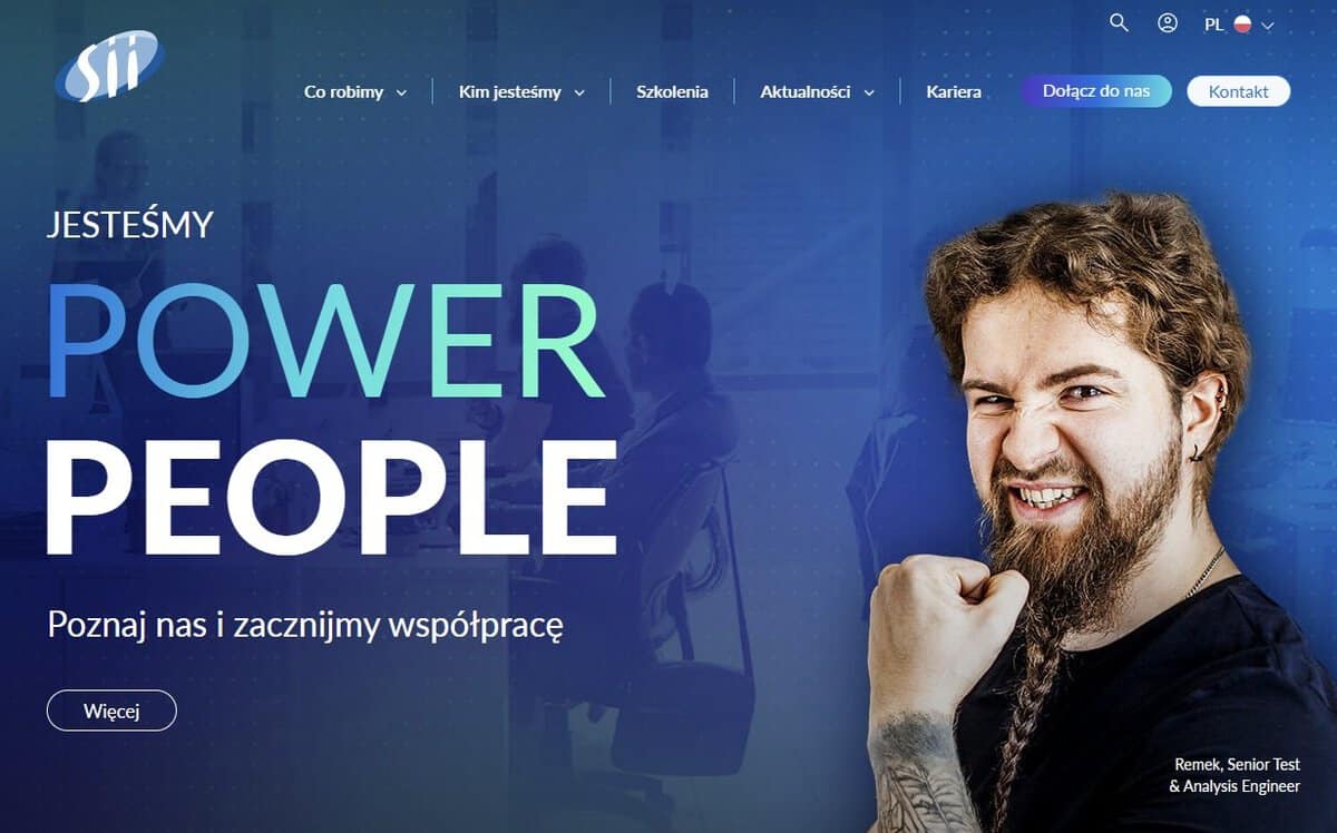 Sii Poland website