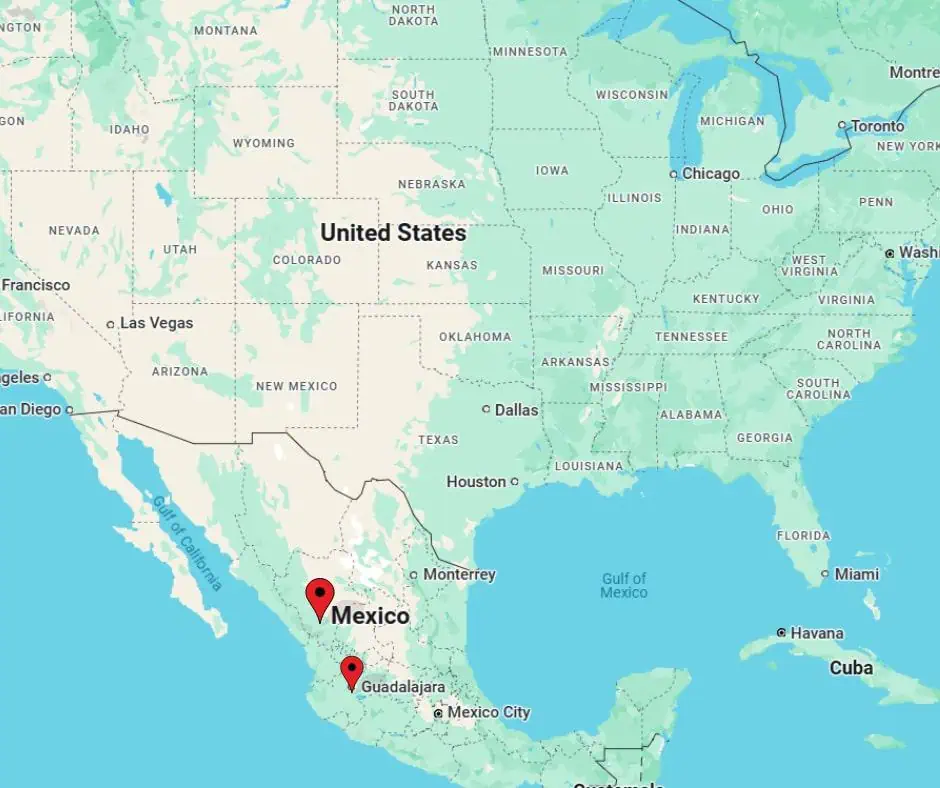 SilivonValleyGuadalajara Map