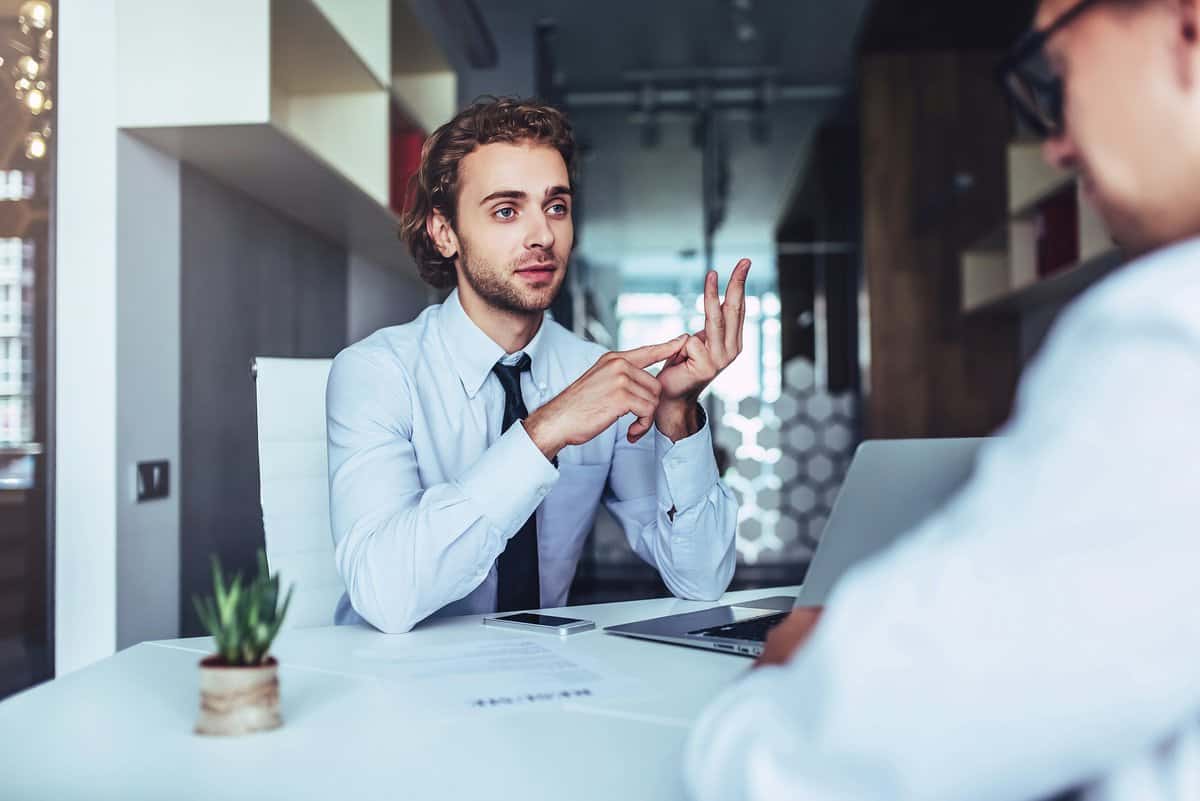 Technical Recruiter at job interview testimonial